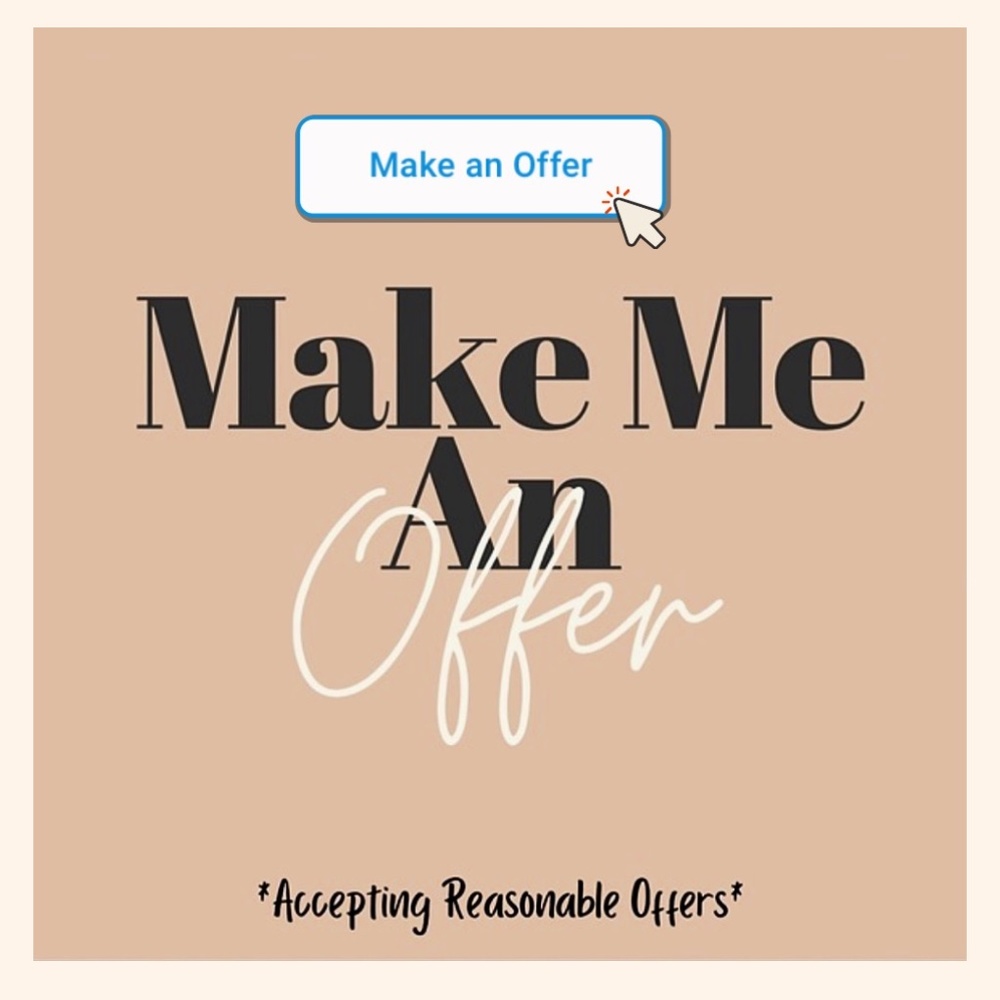 Click "MAKE AN OFFER" next to "BUY NOW" Let's make a deal!